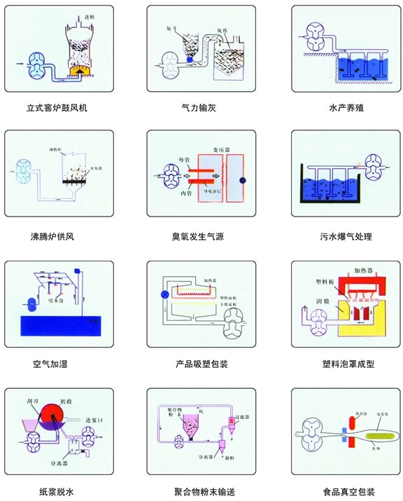 三葉（標(biāo)準(zhǔn)型）羅茨風(fēng)機用途